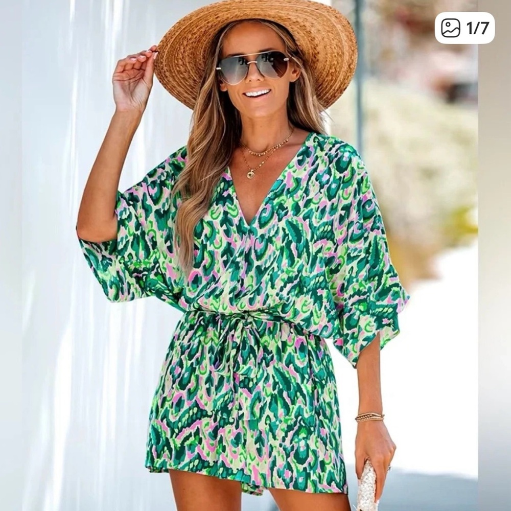 NWT Cupshe swim cover up/romper
